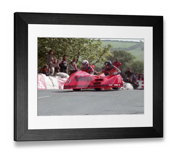 Framed Print : Rob Fisher & Vince Butler (Asco Honda) 1993 Sidecar TT Framed Print : Rob Fisher & Vince Butler (Asco Honda) 1993 Sidecar TT