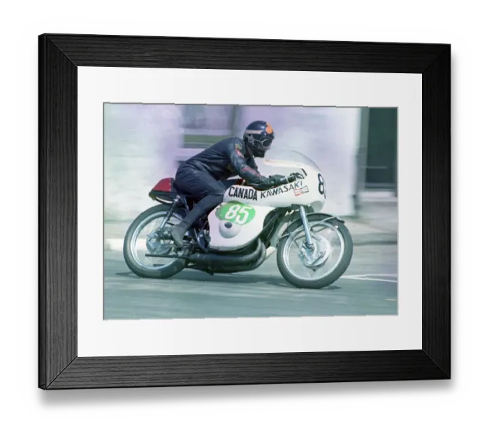 Framed Print : Mike Kavanagh (Yamaha) 1969 Lightweight TT Framed Print : Mike Kavanagh (Yamaha) 1969 Lightweight TT