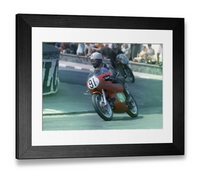 Framed Print : Ivan Sauter (Aermacchi) 1969 Lightweight TT