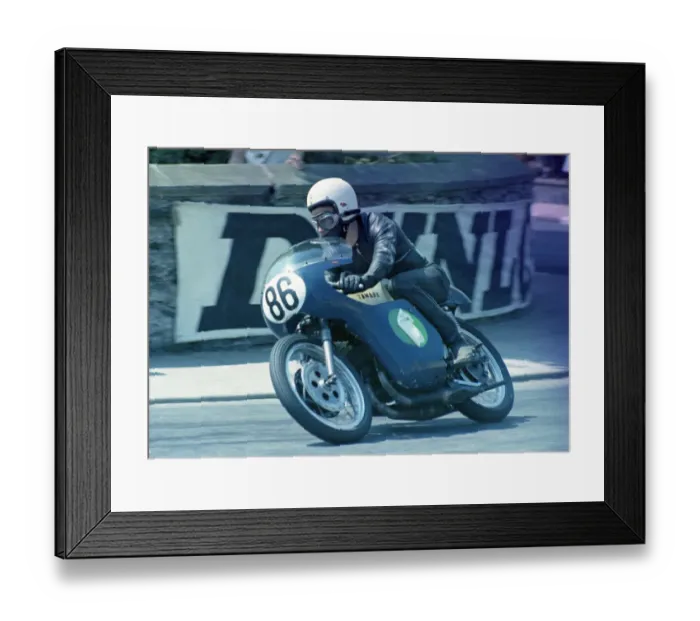 Framed Print : Norman Dunn (Ewing Yamaha) 1969 Lightweight TT Framed Print : Norman Dunn (Ewing Yamaha) 1969 Lightweight TT