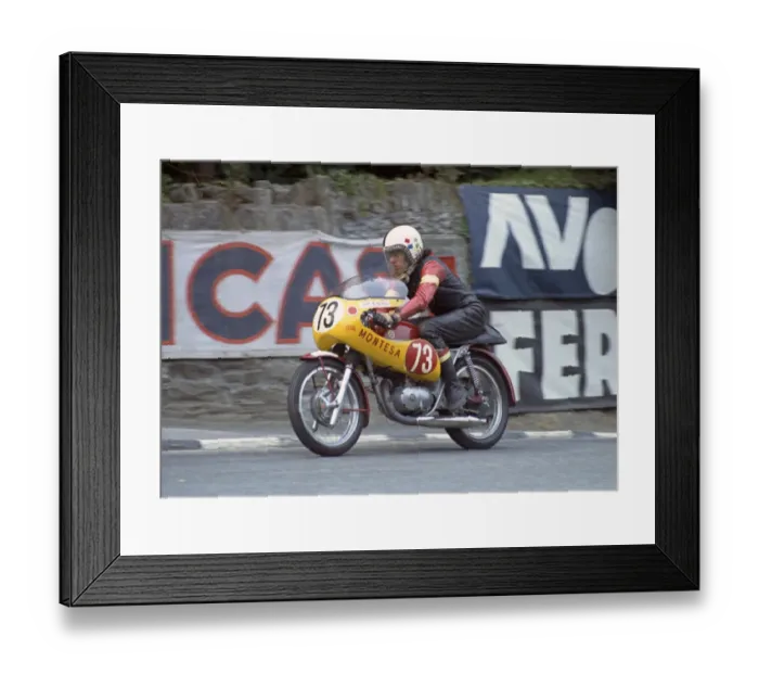 Framed Print : Jim Evans (Montesa) 1971 Production TT Framed Print : Jim Evans (Montesa) 1971 Production TT