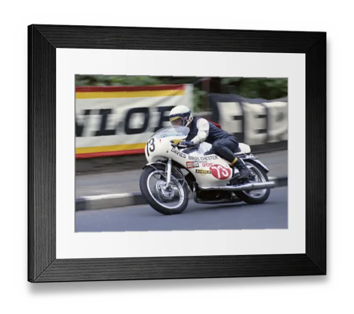 Framed Print : John Hughes (Yamaha) 1973 Production TT Framed Print : John Hughes (Yamaha) 1973 Production TT