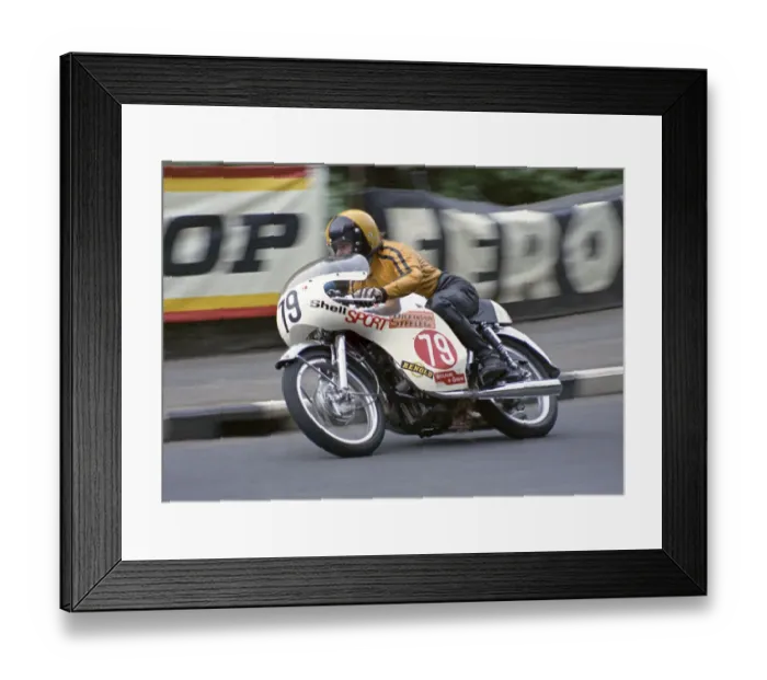 Framed Print : Phil Carpenter (Honda) 1973 Production TT Framed Print : Phil Carpenter (Honda) 1973 Production TT