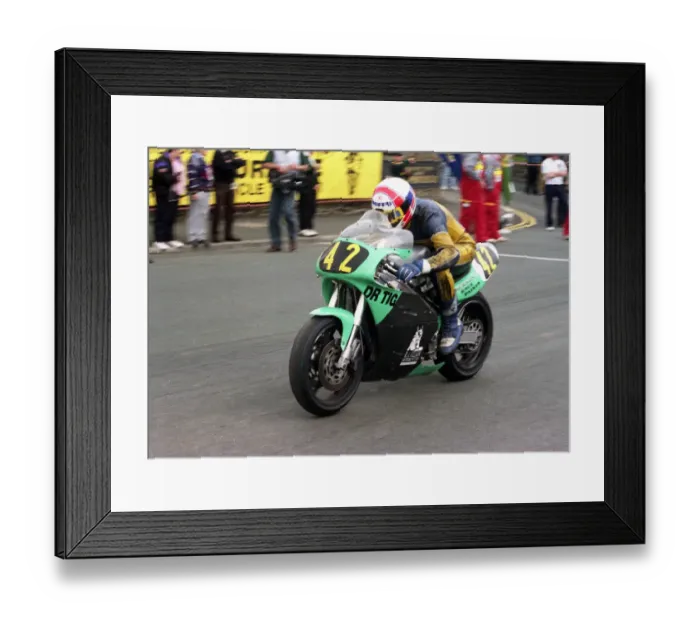 Framed Print : Tony Shortland (DR Tig) 1995 Singles TT Framed Print : Tony Shortland (DR Tig) 1995 Singles TT