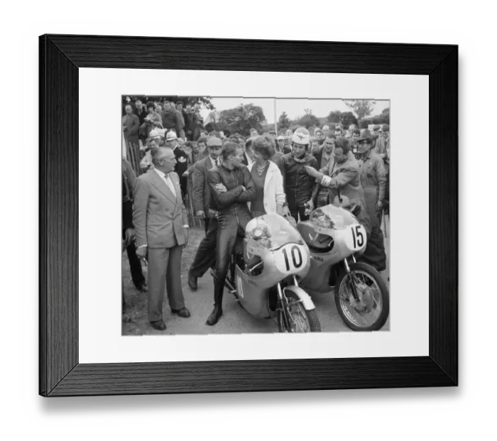 Framed Print : Mike Hailwood and Tom Phillis (Honda) 1961 Lightweight TT Framed Print : Mike Hailwood and Tom Phillis (Honda) 1961 Lightweight TT