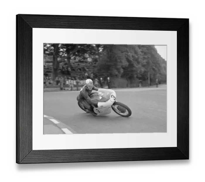 Framed Print : Mike Hailwood (Norton) 1961 Senior TT