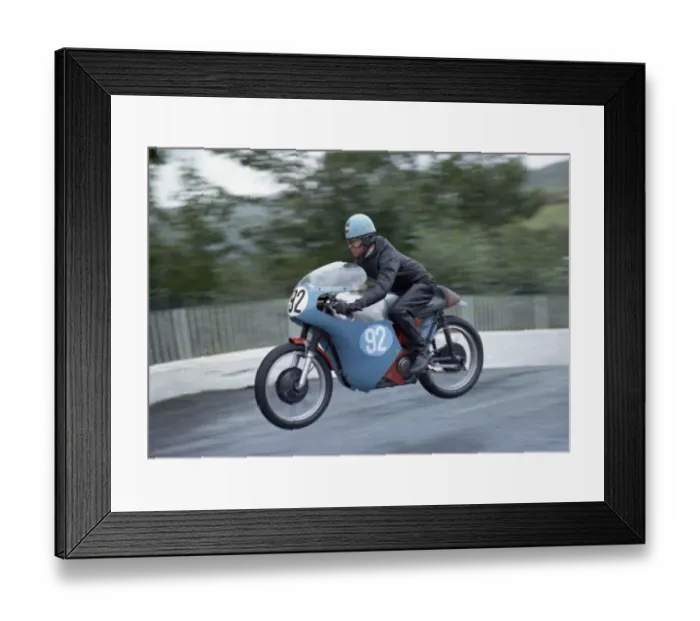Framed Print : Roger Stopford (BSA) 1967 Junior Manx Grand Prix Framed Print : Roger Stopford (BSA) 1967 Junior Manx Grand Prix