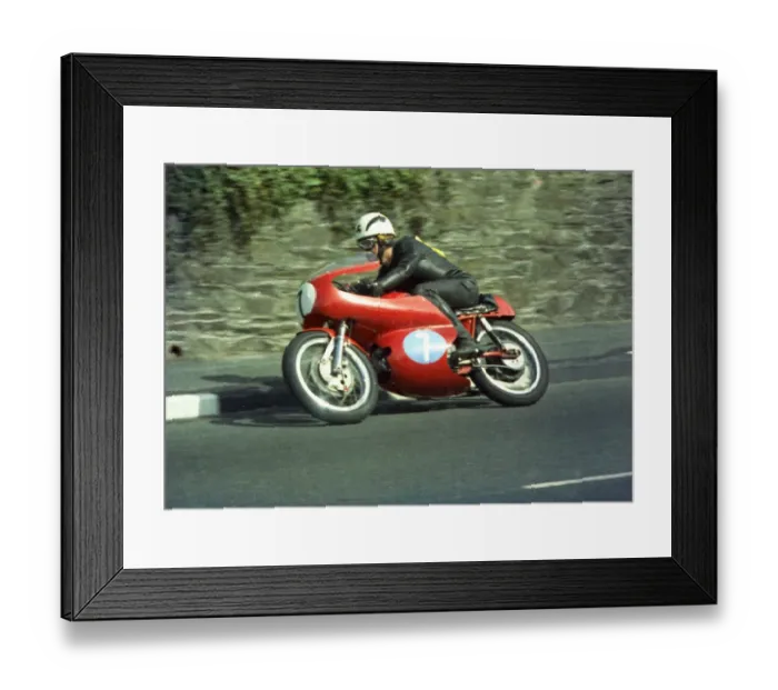 Framed Print : Dave Harrison (Aermacchi) 1970 Junior Manx Grand Prix Framed Print : Dave Harrison (Aermacchi) 1970 Junior Manx Grand Prix