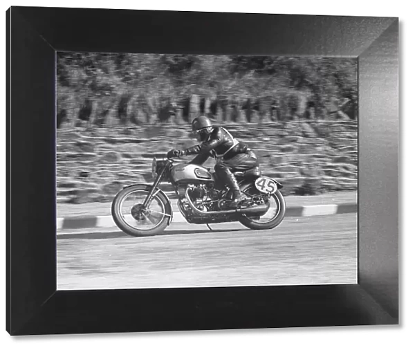 Ray Harrison (Triumph) 1950 Senior Manx Grand Prix