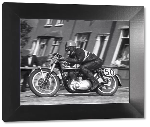 Billy Harding (BSA) 1953 Junior Manx Grand Prix