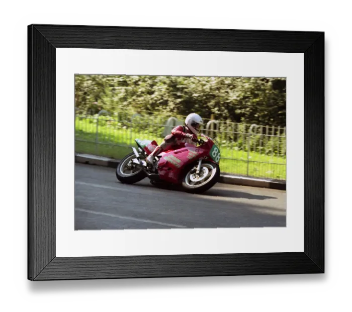 Framed Print : Paul Harbison (Kawasaki) 1991 Newcomers Manx Grand Prix Framed Print : Paul Harbison (Kawasaki) 1991 Newcomers Manx Grand Prix