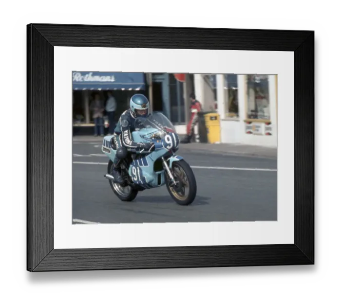 Framed Print : Geoff Hadwin (Yamaha) 1983 Junior Manx Grand Prix Framed Print : Geoff Hadwin (Yamaha) 1983 Junior Manx Grand Prix