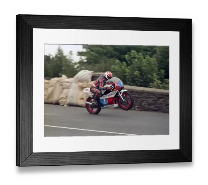 Framed Print : Stewart Rae (Yamaha) 1987 Junior Manx Grand Prix Framed Print : Stewart Rae (Yamaha) 1987 Junior Manx Grand Prix
