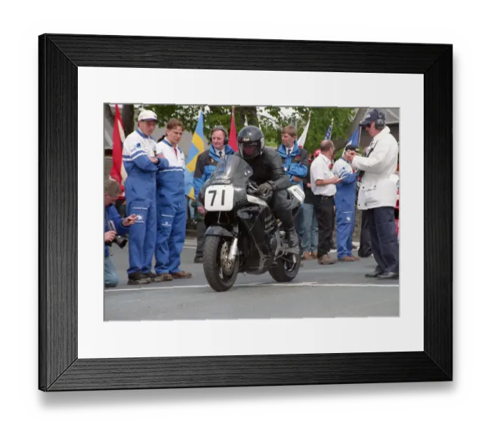 Framed Print : Edward Poole (Honda) 2000 Formula One TT Framed Print : Edward Poole (Honda) 2000 Formula One TT