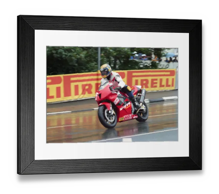 Framed Print : Jonas Svensson (Honda) 2000 Production TT Framed Print : Jonas Svensson (Honda) 2000 Production TT