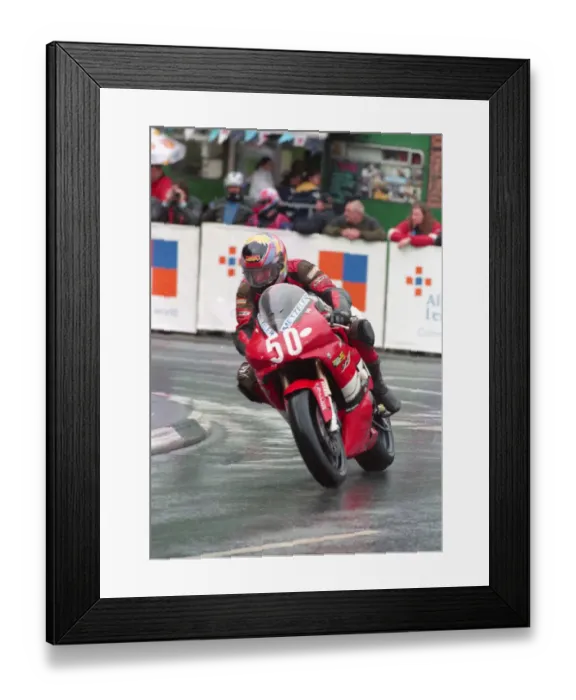 Framed Print : Siegfried Zacharias (Yamaha) 2000 Production TT Framed Print : Siegfried Zacharias (Yamaha) 2000 Production TT