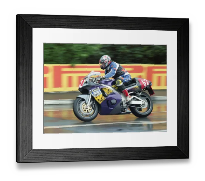 Framed Print : Toni Rechberger (Suzuki) 2000 Production TT Framed Print : Toni Rechberger (Suzuki) 2000 Production TT