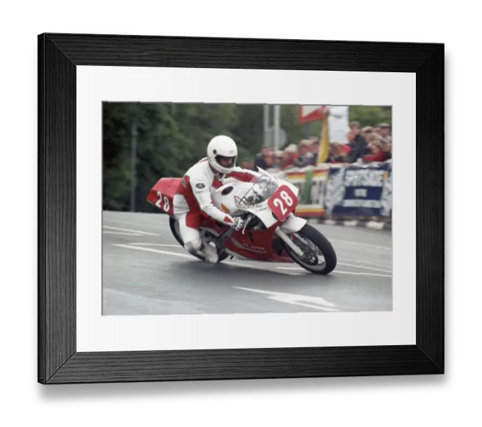 Framed Print : Bob Jackson (Honda) 1989 Production 750 TT Framed Print : Bob Jackson (Honda) 1989 Production 750 TT