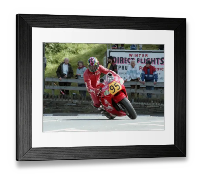 Framed Print : Ashley Law (Honda) 1992 Senior Manx Grand Prix Framed Print : Ashley Law (Honda) 1992 Senior Manx Grand Prix