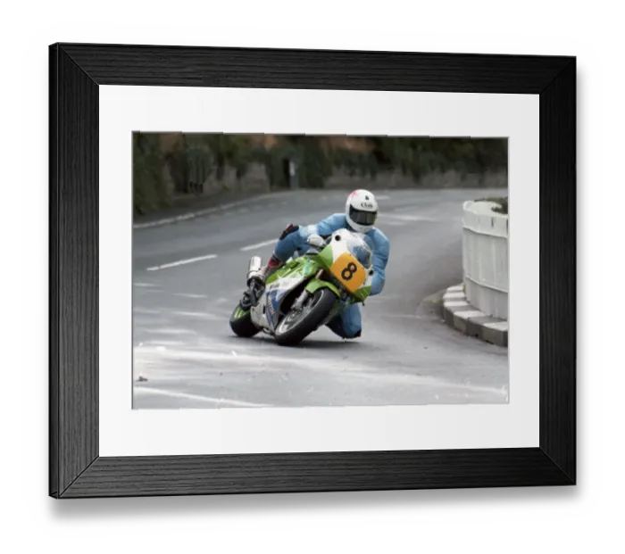 Framed Print : Tim Leech (Maxton Yamaha) 1992 Newcomers Manx Grand Prix Framed Print : Tim Leech (Maxton Yamaha) 1992 Newcomers Manx Grand Prix
