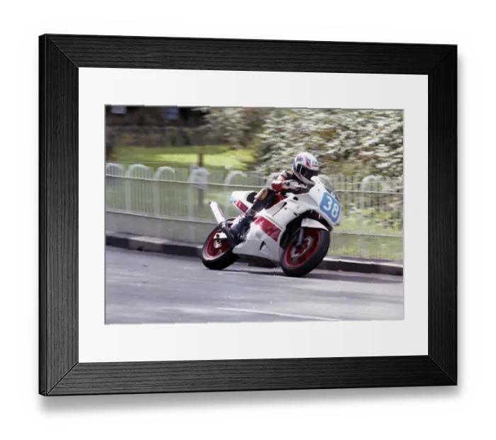 Framed Print : Graham Webster (Honda) 1992 Newcomers Manx Grand Prix Framed Print : Graham Webster (Honda) 1992 Newcomers Manx Grand Prix