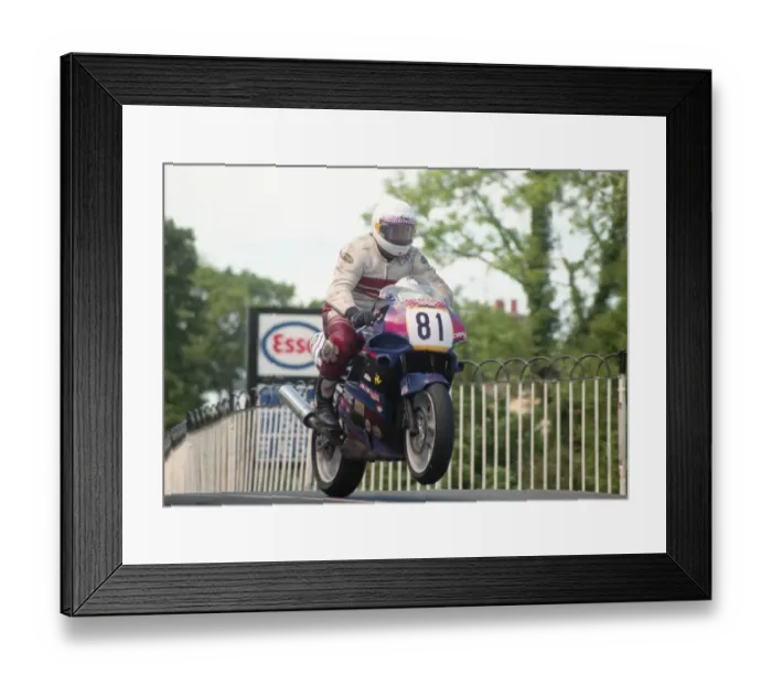 Framed Print : Christopher Maat (Honda) 1995 Senior TT Framed Print : Christopher Maat (Honda) 1995 Senior TT