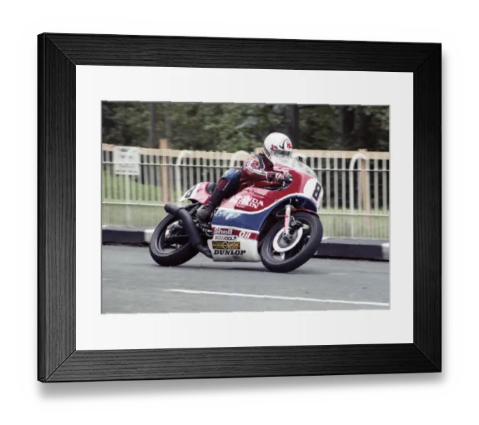 Framed Print : Ron Haslam (Honda) 1980 Classic TT Framed Print : Ron Haslam (Honda) 1980 Classic TT