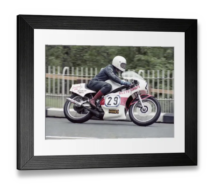 Framed Print : Rick Burrows (Yamaha) 1980 Classic TT Framed Print : Rick Burrows (Yamaha) 1980 Classic TT