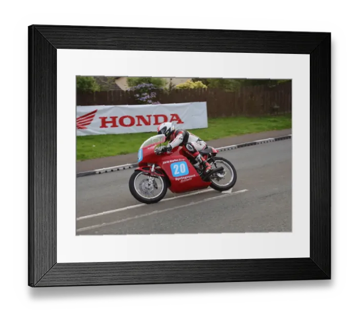 Framed Print : Richard Wilson (Honda) 2019 Junior Classic TT Framed Print : Richard Wilson (Honda) 2019 Junior Classic TT