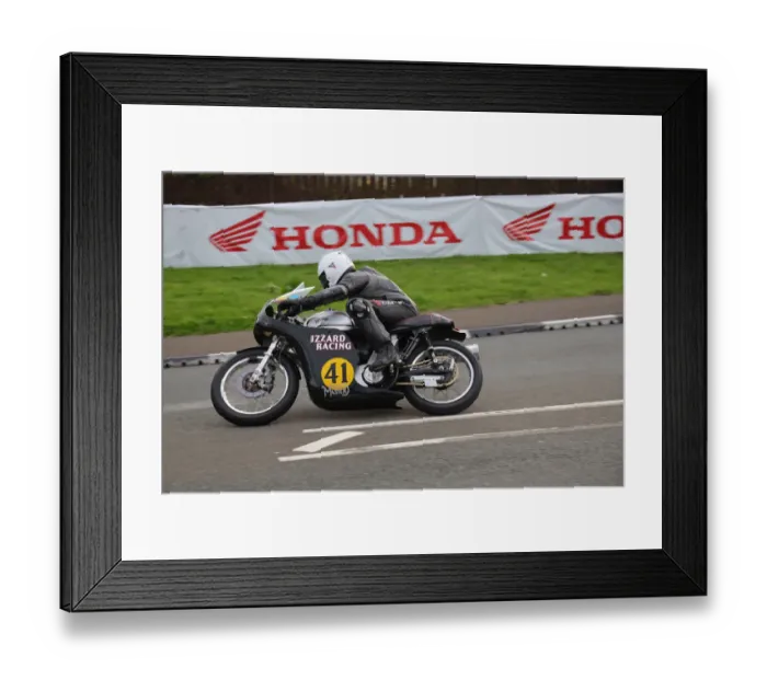 Framed Print : Keith Clarke (Norton) 2019 Senior Classic TT Framed Print : Keith Clarke (Norton) 2019 Senior Classic TT