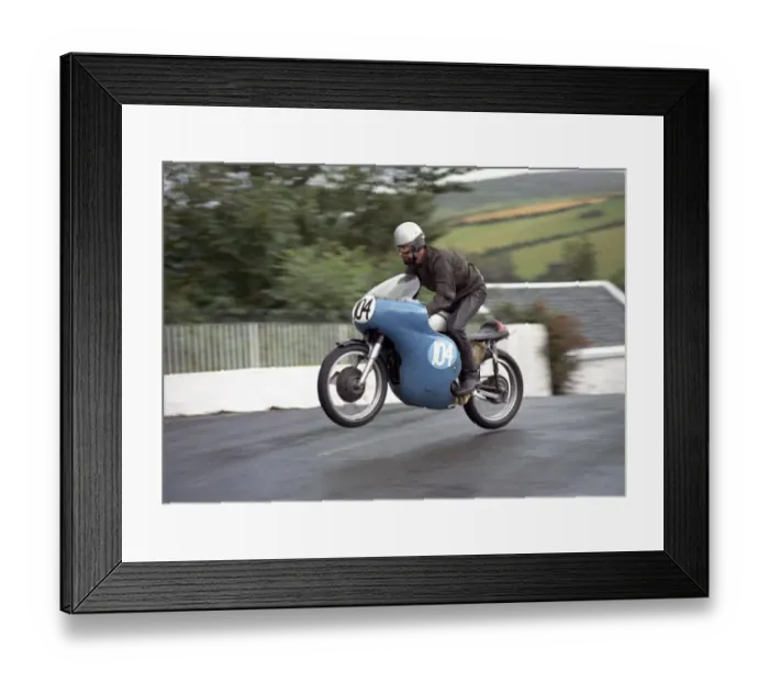 Framed Print : Keith Brown (Norton) 1967 Junior Manx Grand Prix Framed Print : Keith Brown (Norton) 1967 Junior Manx Grand Prix