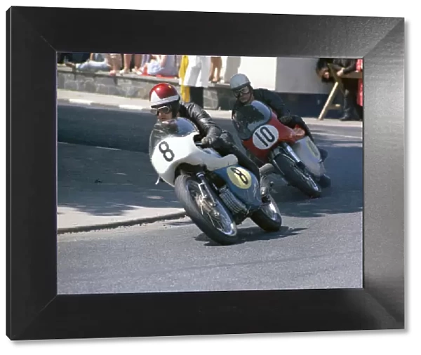 Petrcy Tait (Triumph) and Malcolm Uphill (Manning Norton) 1968 Senior TT