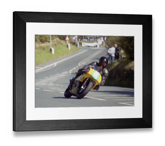 Framed Print : Peter Watson (Yamaha) 2003 Lightweight Manx Grand Prix Framed Print : Peter Watson (Yamaha) 2003 Lightweight Manx Grand Prix