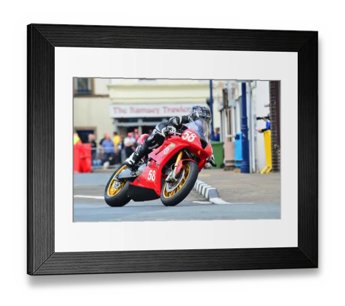 Framed Print : Royce Rowe (Ducati) 2015 Newcomers Manx Grand Prix Framed Print : Royce Rowe (Ducati) 2015 Newcomers Manx Grand Prix