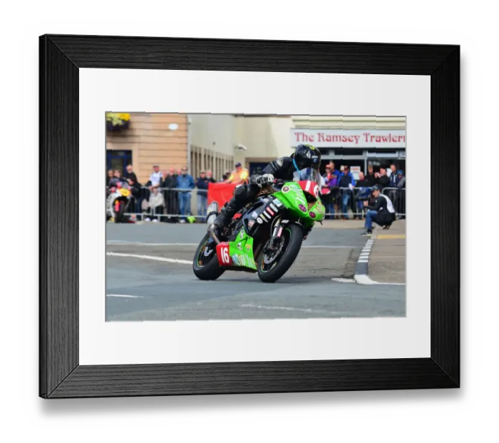 Framed Print : Nicolas Paulet (Kawasaki) 2015 Newcomers Manx Grand Prix Framed Print : Nicolas Paulet (Kawasaki) 2015 Newcomers Manx Grand Prix