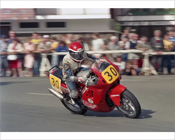 Cliff Peart (Honda) 1987 Senior Manx Grand Prix