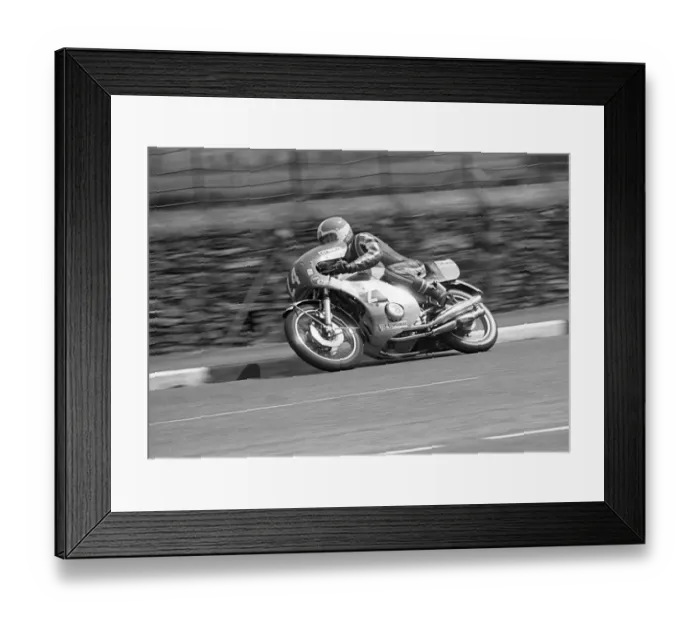 Framed Print : Frank Rutter (Honda) 1976 Production TT Framed Print : Frank Rutter (Honda) 1976 Production TT