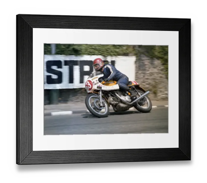 Framed Print : John Kirby (Ducati) 1976 Production TT Framed Print : John Kirby (Ducati) 1976 Production TT