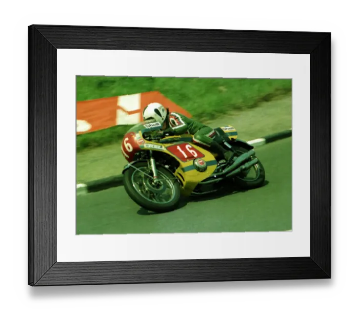Framed Print : Terry McKane (Honda) 1976 Production TT Framed Print : Terry McKane (Honda) 1976 Production TT