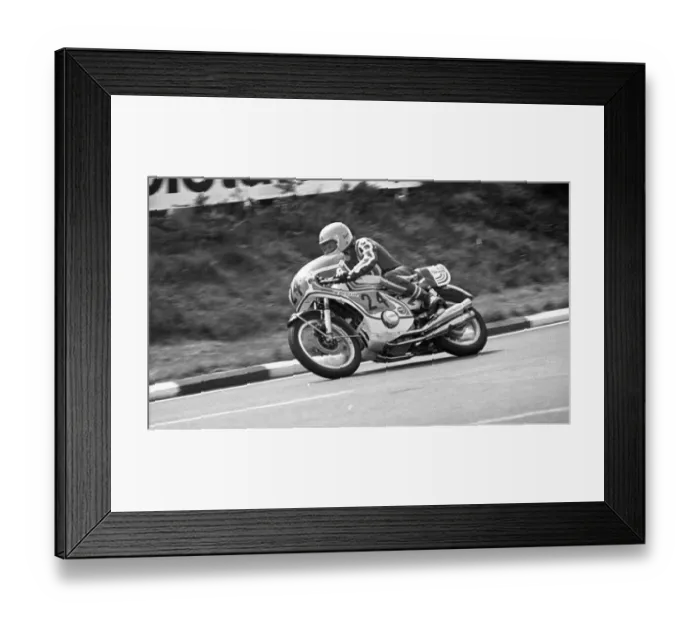 Framed Print : Frank Rutter (Honda) 1975 Production TT Framed Print : Frank Rutter (Honda) 1975 Production TT
