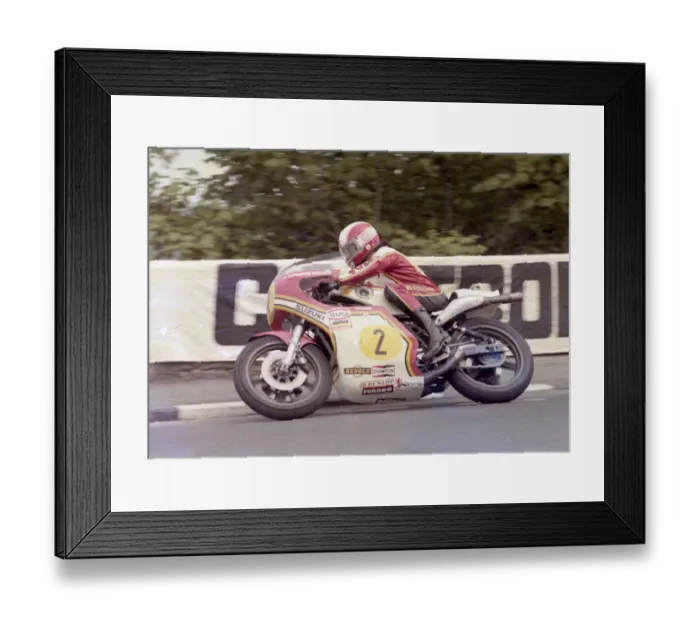 Framed Print : John Williams (Suzuki) 1976 Senior TT Framed Print : John Williams (Suzuki) 1976 Senior TT