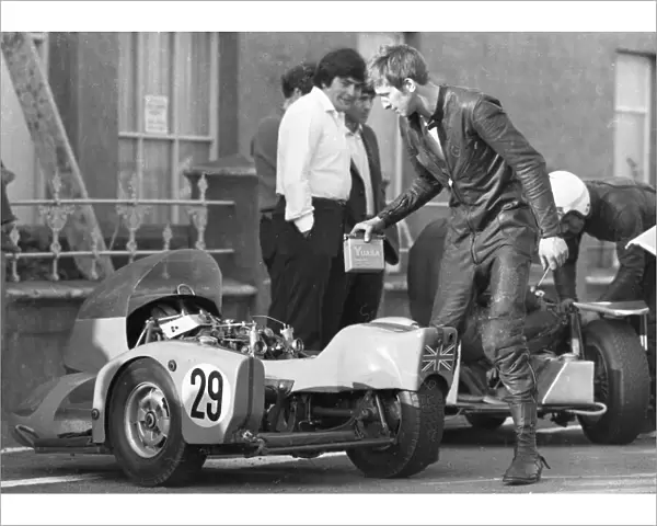 Derek Bayley & R J Cartwright (P. R. B. ) 1971 Sidecar TT
