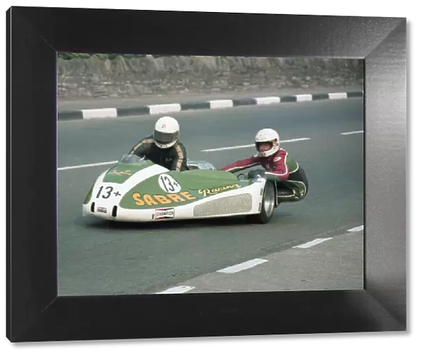 Dave Saville & Dave Hall (Sabre) 1982 Sidecar TT