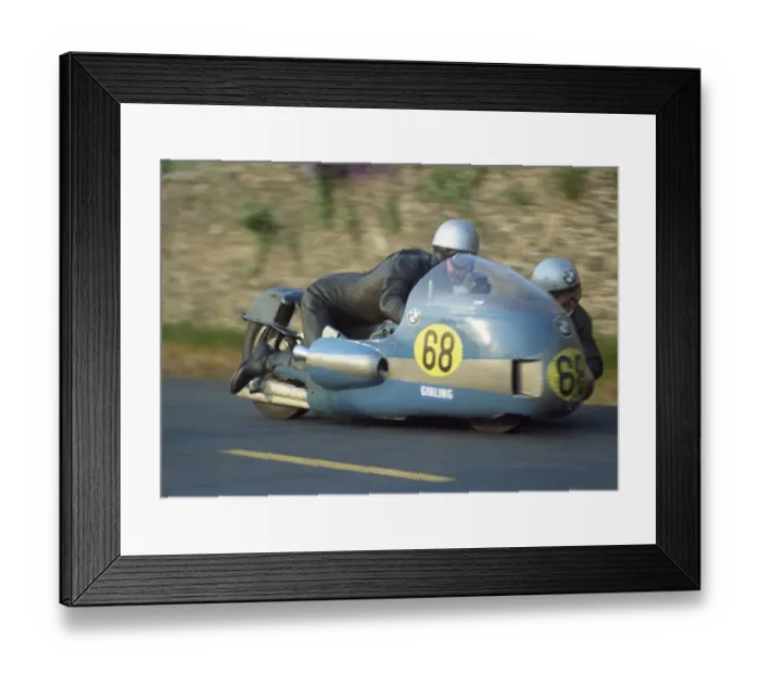 Framed Print : Jeff Gawley & Graham Alcock (BMW) 1971 500 Sidecar TT Framed Print : Jeff Gawley & Graham Alcock (BMW) 1971 500 Sidecar TT
