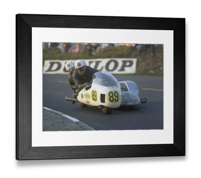 Framed Print : M Wharton-Harrison & M Raistrick (Jim Anderson BSA) 1971 750 Sidecar TT Framed Print : M Wharton-Harrison & M Raistrick (Jim Anderson BSA) 1971 750 Sidecar TT