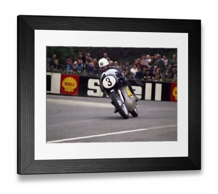 Framed Print : Ken Huggett (Norton) 1968 Senior Manx Grand Prix Framed Print : Ken Huggett (Norton) 1968 Senior Manx Grand Prix