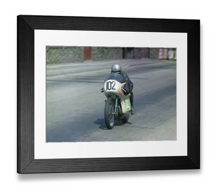 Framed Print : Stan Cooper (Greeves) 1969 Lightweight TT Framed Print : Stan Cooper (Greeves) 1969 Lightweight TT