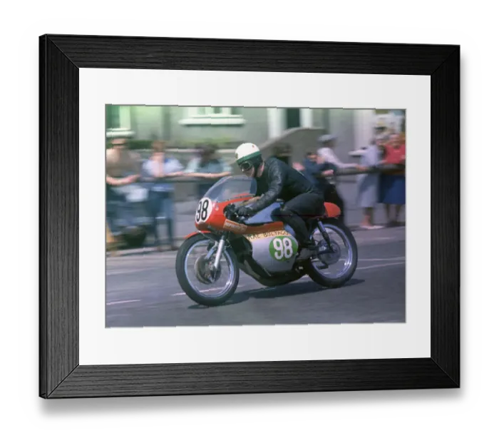 Framed Print : Bill Rae (Bultaco) 1969 Lightweight TT Framed Print : Bill Rae (Bultaco) 1969 Lightweight TT