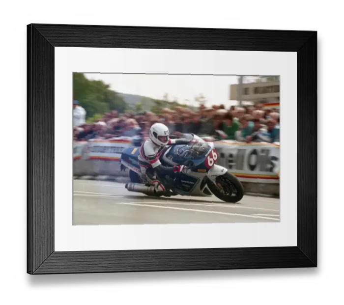 Framed Print : Andreas Moll (Suzuki) 1988 Production A TT Framed Print : Andreas Moll (Suzuki) 1988 Production A TT