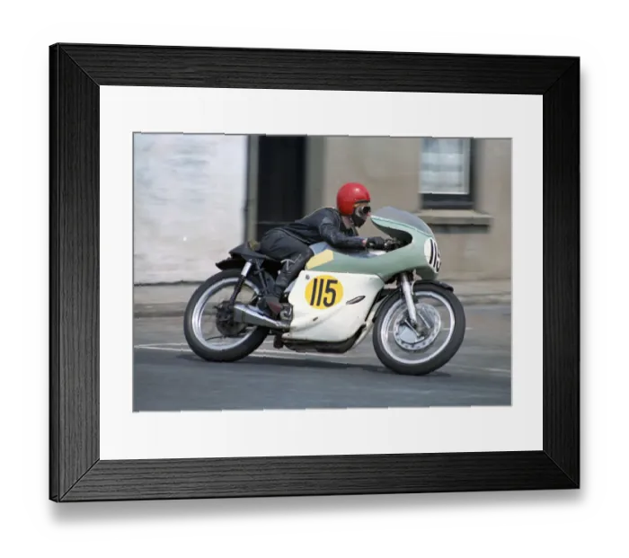 Framed Print : Cliff Lawson (Norton) 1969 Senior TT Framed Print : Cliff Lawson (Norton) 1969 Senior TT